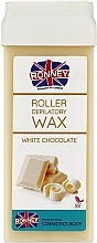 Wosk do depilacji Biała czekolada - Ronney Professional Wax Cartridge White Chocolate — Zdjęcie N1