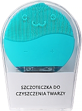 Szczoteczka do czyszczenia twarzy, niebieska - Lewer Facial Cleansing Brush Blue — Zdjęcie N2