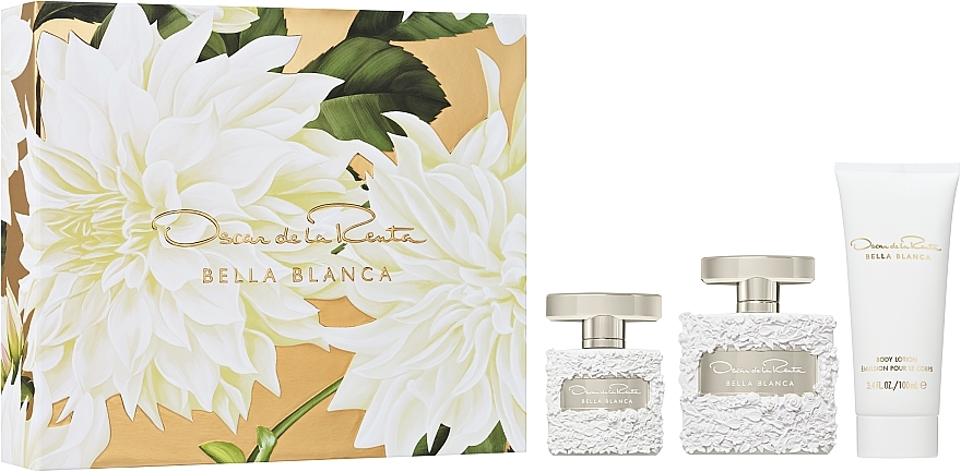 Oscar De La Renta Bella Blanca - Zestaw (edp/100ml + edp/30ml + b/lot/100ml) — Zdjęcie N1