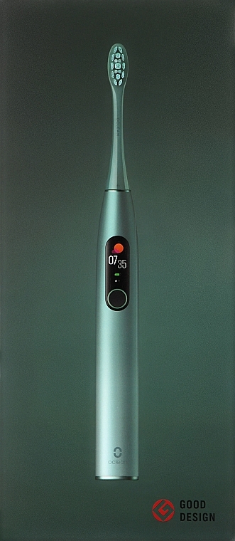 Elektryczna szczoteczka do zębów X Pro, Mist Green - Oclean — Zdjęcie N1