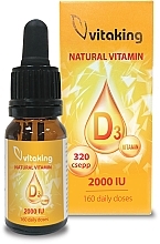 Kup Naturalna witamina D3, 2000IU - Vitaking Natural Vitamin D3 2000IU Drops