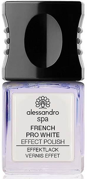 Lakier do manicure francuskiego - Alessandro International Spa Pro White French Effect Polish  — Zdjęcie N1