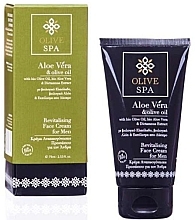 Rewitalizujący krem do twarzy dla mężczyzn - Olive Spa Aloe Vera Revitalizing Face Cream for Men — Zdjęcie N1