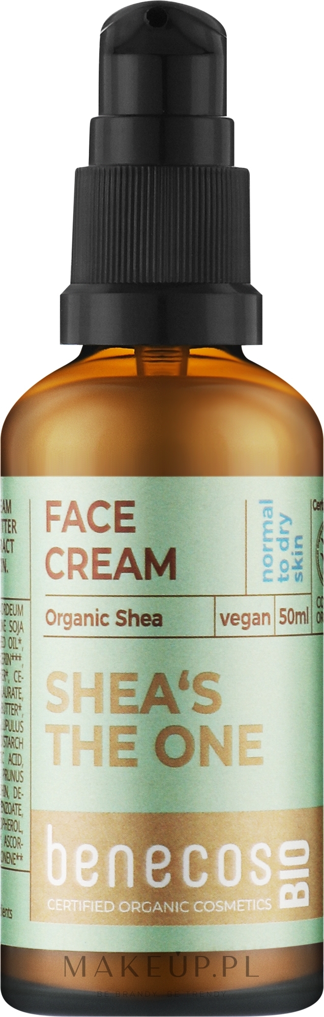Krem do twarzy z masłem shea - Benecos Bio Organic Shea Face Cream — Zdjęcie 50 ml