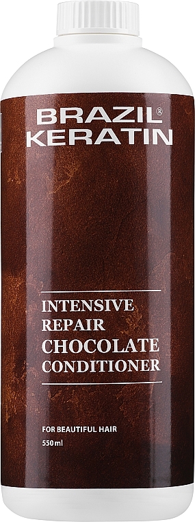 Odbudowująca odżywka do włosów zniszczonych - Brazil Keratin Intensive Repair Chocolate Conditioner — Zdjęcie N3