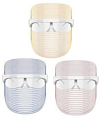 Maska do twarzy LED, 3 kolory - Eclat Skin London Ultimate Skin Treatment 3 Colour Led Mask — Zdjęcie N2