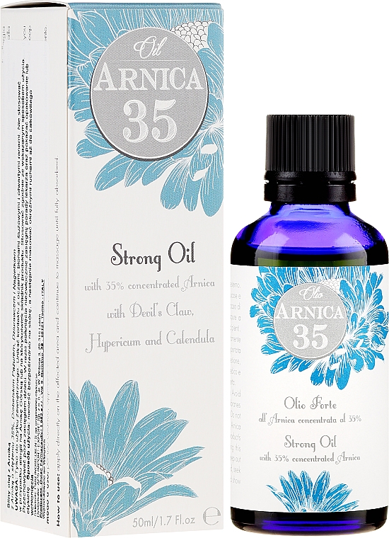 Skoncentrowany olejek o właściwościach przeciwbólowych z arniką do masażu mięśni - Arnica 35 Strong Oil — Zdjęcie N1