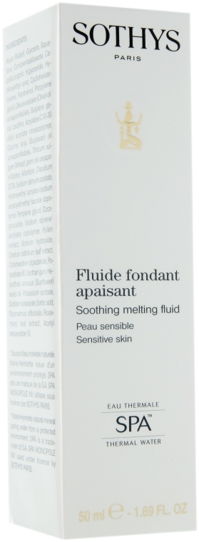 Zmiękczający i łagodzący tonik do twarzy - Sothys Soothing Melting Fluid — Zdjęcie N1