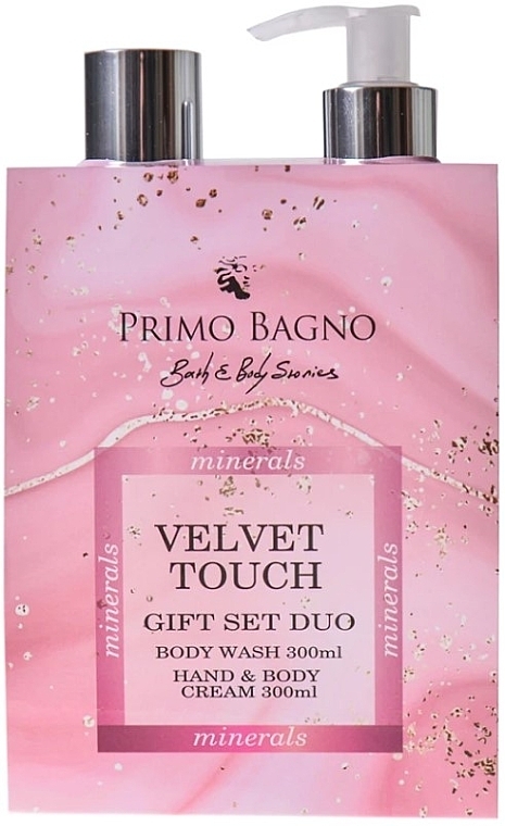 Zestaw - Primo Bagno Velvet Touch Gift Set Duo (b/wash/300ml + b/cr/300ml) — Zdjęcie N1