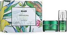 Kup Zestaw - Klapp Skin Natural Face Care Set (mask 50 ml + gel 15 ml)