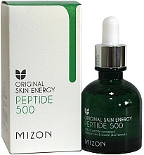 Przeciwzmarszczkowe serum ujędrniające do twarzy z kompleksem peptydów - Mizon Original Skin Energy Peptide 500 — Zdjęcie N2