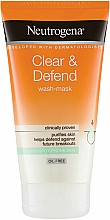 Kup Oczyszczająca maska do twarzy - Neutrogena Clear & Defend 2 in 1 Wash-Mask