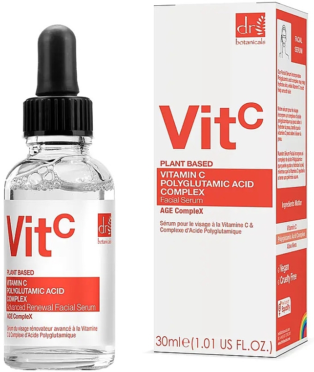 Serum do twarzy - Dr. Botanicals Vit C Plant Based Advanced Renewal Facial Serum — Zdjęcie N1