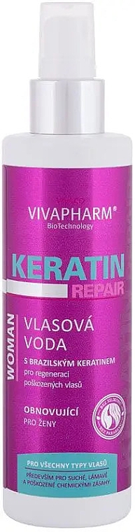 Balsam do włosów z keratyną - Vivaco VivaPharm Keratin Repair Leave-in Hair Care — Zdjęcie N1