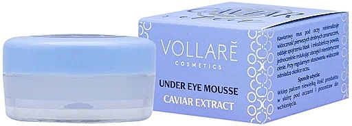 Odmładzający mus do okolic oczu - Vollare Cosmetics Caviar Extract Under Eye Mousse — Zdjęcie N1