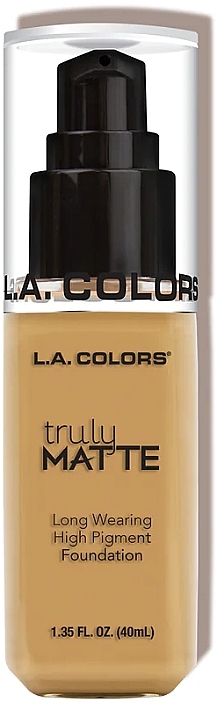 Podkład w płynie - L.A. Colors Truly Matte Foundation  — Zdjęcie N1