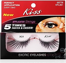 Sztuczne rzęsy z aplikatorem strunowym - Kiss IEnvy Exotic Premium Lashes — Zdjęcie N1