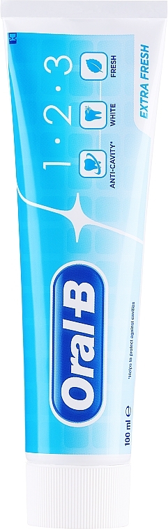 Pasta do zębów - Oral-B 1-2-3 Salt Power White Toothpaste — Zdjęcie N1