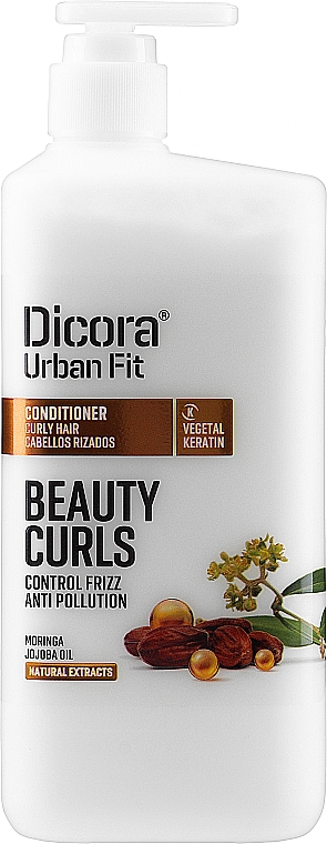 Odżywka do włosów kręconych - Dicora Urban Fit Conditioner Beauty Curls Control Frizz — Zdjęcie N3