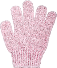 Rękawiczka peelingująca do masażu ciała, różowa - Titania — Zdjęcie N1