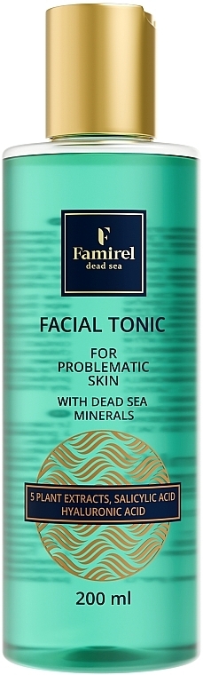 Tonik dla skóry z problemami - Famirel Facial Tonic For Problematic Skin With Dead Sea Minerals — Zdjęcie N1