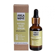 Kup PRZECENA! Serum do twarzy przeciw niedoskonałościom z bisabololem, konopiami i drzewem herbacianym - Arganove BIO Natural Face Serum Wild Leaves *