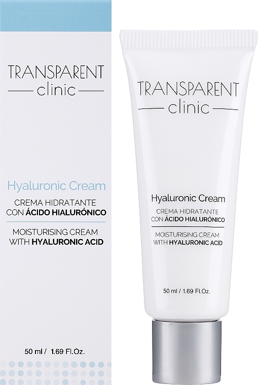 Nawilżający krem do twarzy - Transparent Clinic Hyaluronic Cream — Zdjęcie N2