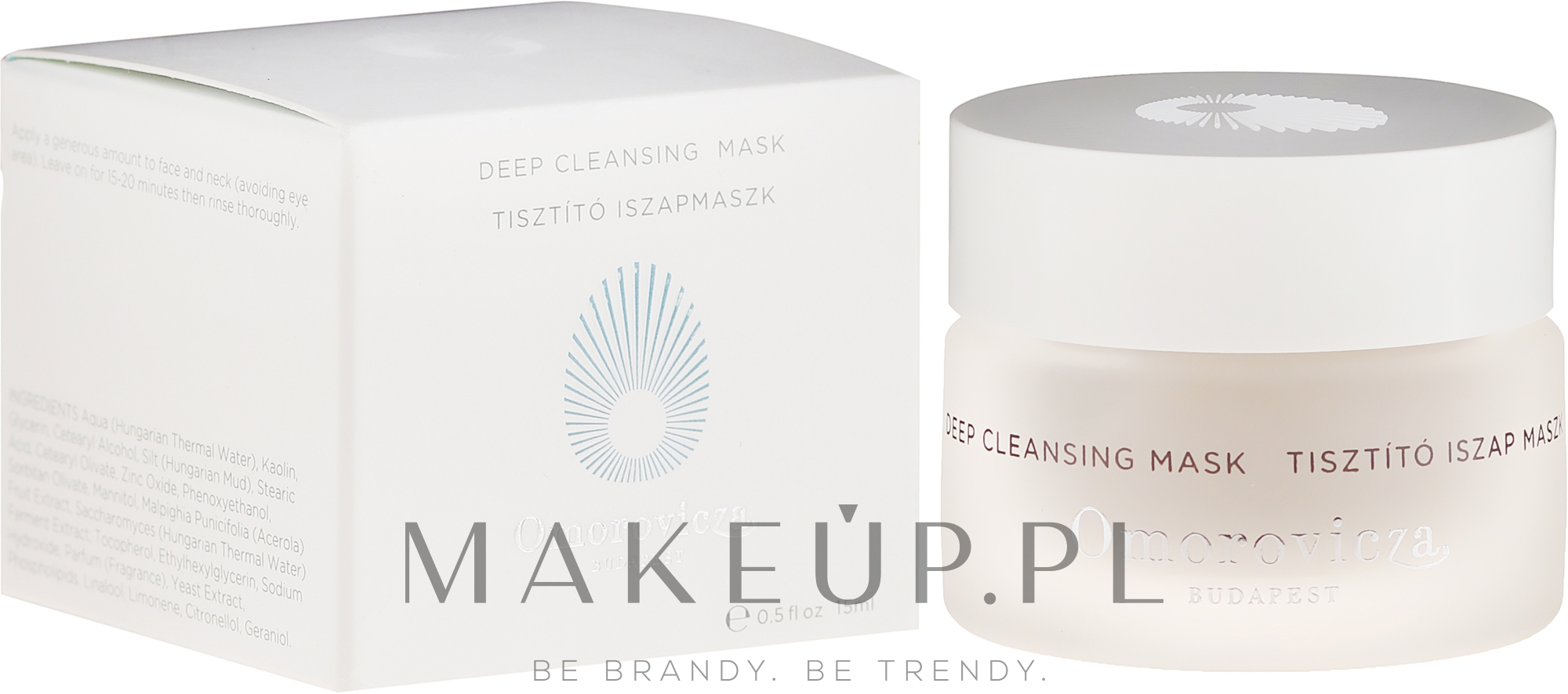 Oczyszczająca maska do twarzy - Omorovicza Deep Cleansing Mask (miniprodukt) — Zdjęcie 15 ml
