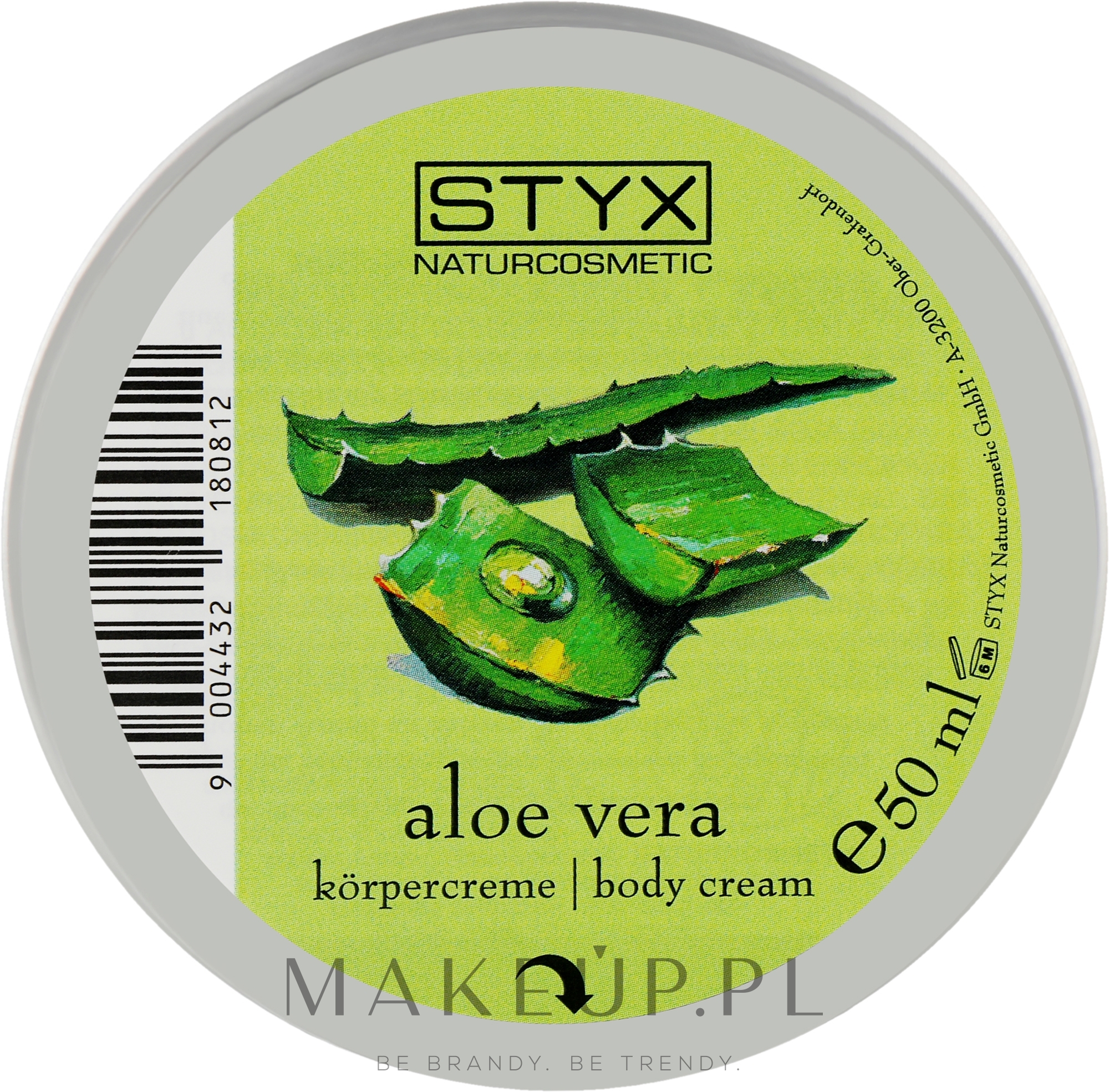Aloesowy krem do ciała - Styx Naturcosmetic Aloe Vera Body Cream — Zdjęcie 50 ml