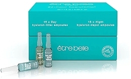 Zestaw - Etre Belle Hyaluronic (d/ampoul/15x1,5ml + n/ampoul/15x1,5ml) — Zdjęcie N1