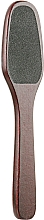 Pilnik pumeksowy do pedicure, S-FL4-44, na drewnianej podstawie, dwustronny, 22 cm - Lady Victory — Zdjęcie N2