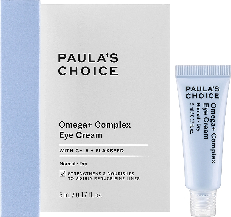 Krem pod oczy z kwasami omega - Paula's Choice Omega + Complex Eye Cream Travel Size — Zdjęcie N2