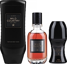 Avon Wild Country For Him - Zestaw (edt/75ml + deo/50ml + h&b/wash/250ml) — Zdjęcie N2