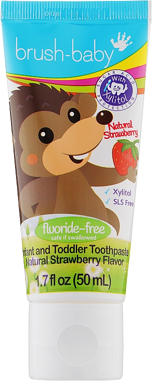 Pasta do zębów dla dzieci Truskawka 0-2 lata - Brush-Baby Toothpaste — Zdjęcie N1