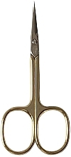 Nożyczki do skórek, złoto-srebrne, 9 cm - Miller Solingen — Zdjęcie N2