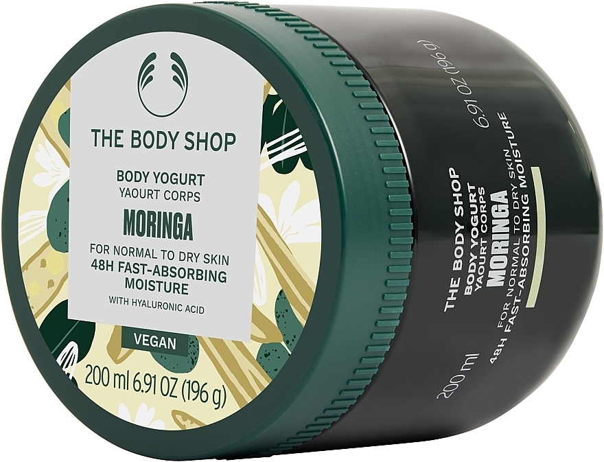 Prebiotyczny jogurt do ciała Boso po mchu - The Body Shop Body Yogurt Moringa  — Zdjęcie N2
