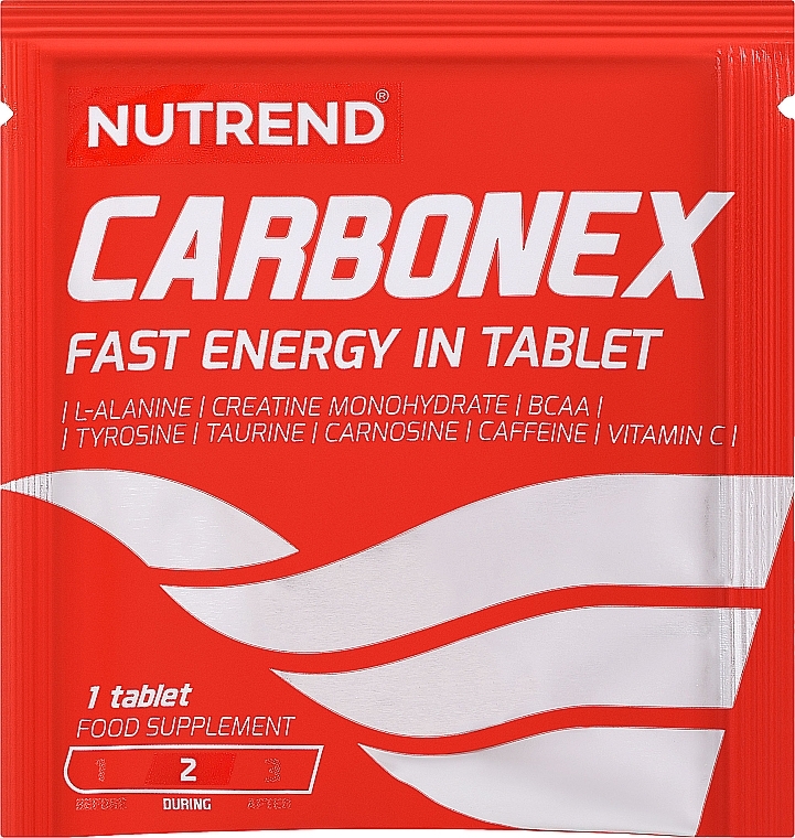 Energetyk, tabletki - Nutrend Carbonex — Zdjęcie N2