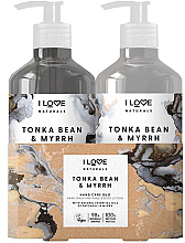 Kup Zestaw - I Love Naturals Hand Care Duo Tonka Bean & Myrrh (h/lot/500ml + h/wash/500ml)
