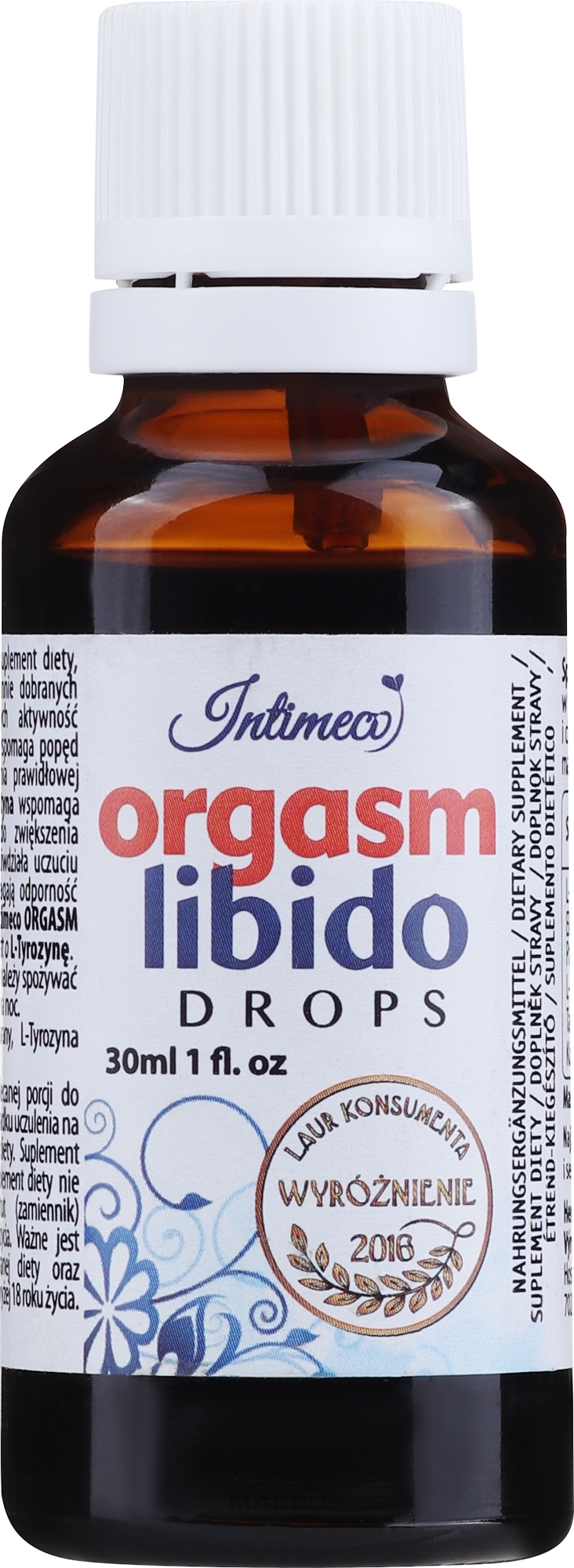 Intimeco Orgasm Libido Drops - Krople zwiększające libido i orgazm |  Makeup.pl