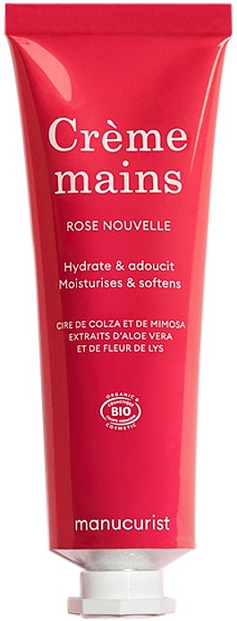 Krem do rąk z różą - Manucurist Rose Nouvelle Hand Cream — Zdjęcie N1