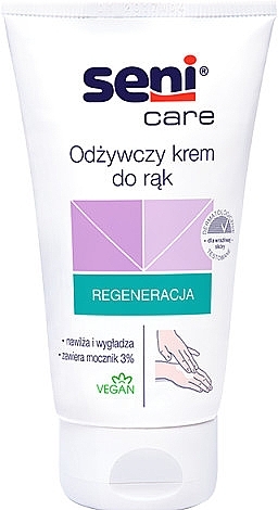 Odżywczy krem do rąk - Seni Care Regeneration 3% Urea Hand Cream — Zdjęcie N1
