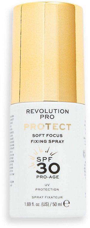 Spray utrwalający makijaż - Revolution Pro Protect Soft Focus Fixing Spray SPF30 — Zdjęcie N1