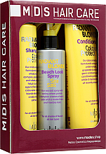 Kup Zestaw Ochrona kolorów. lśniący blond - Mades Cosmetics Radiant Blonde (sham/250ml + cond/250ml + spray/200ml)