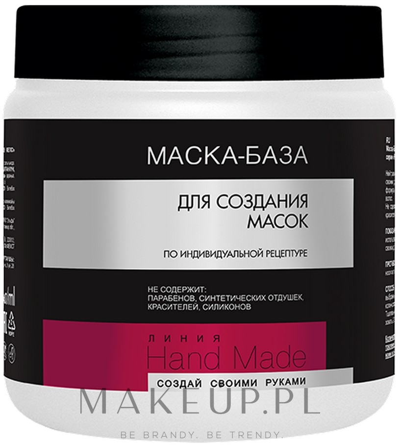 Maska-baza do włosów - Pharma Group Laboratories Handmade Mask — Zdjęcie 500 ml