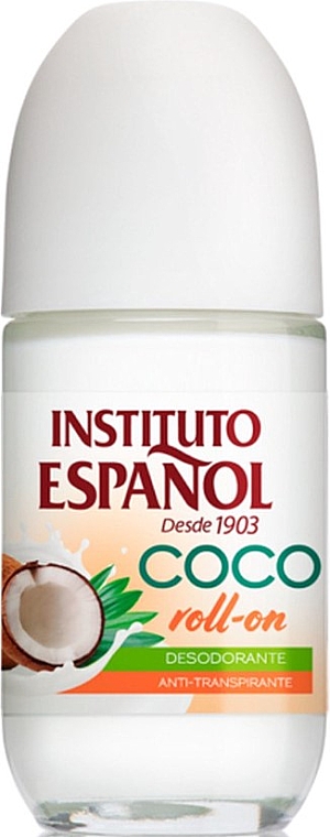 Dezodorant-antyperspirant w kulce Kokos - Instituto Espanol Coco Deodorant Roll-On — Zdjęcie N1