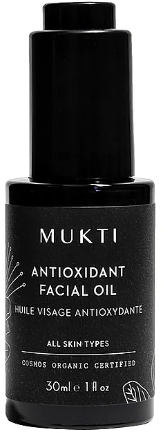 Olejek przeciwutleniający do twarzy - Mukti Organics Antioxidant Facial Oil — Zdjęcie N1