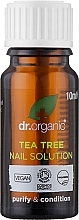 Serum do paznokci z olejkiem z drzewa herbacianego - Dr Organic Bioactive Skincare Tea Tree Nail Solution — Zdjęcie N1