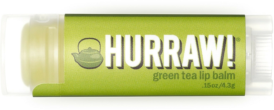 Balsam do ust Zielona herbata - Hurraw! Green Tea Lip Balm — Zdjęcie N1