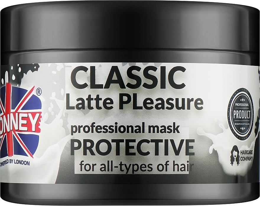 Ochronna mleczna maska do wszystkich rodzajów włosów - Ronney Professional Classic Latte Pleasure Protective Mask — Zdjęcie N1