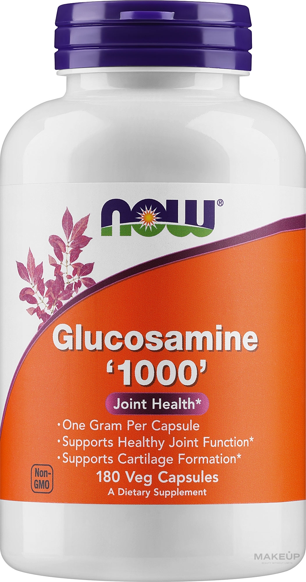 Suplement diety z glukozaminą, 1000 mg - Now Foods Glucosamine  — Zdjęcie 180 szt.